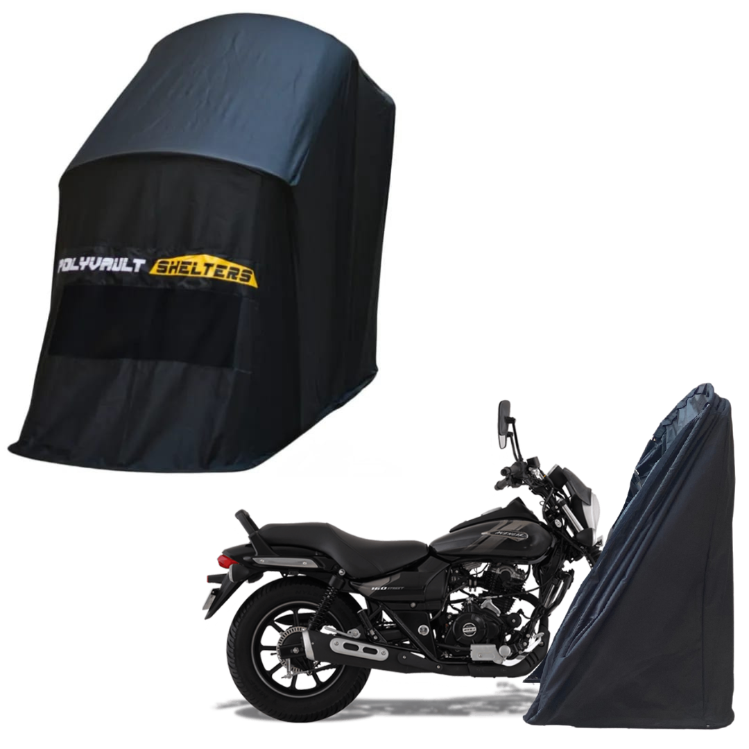 Polyvault Mini - Bike Shelter for Bajaj Avenger Street 160 / Street 220 / Cruise 220 .