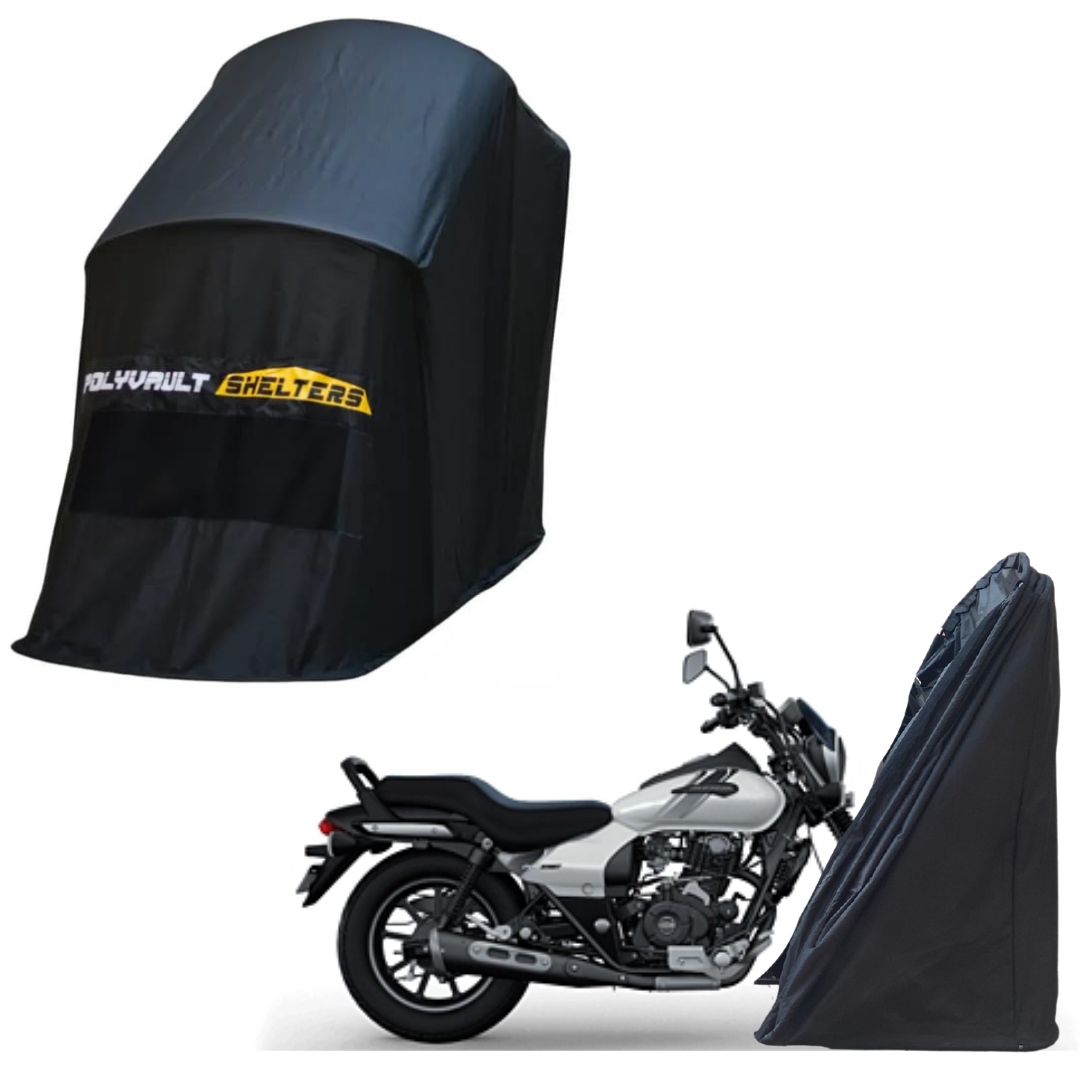 Polyvault Mini - Bike Shelter for Bajaj Avenger Street 160 / Street 220 / Cruise 220 .