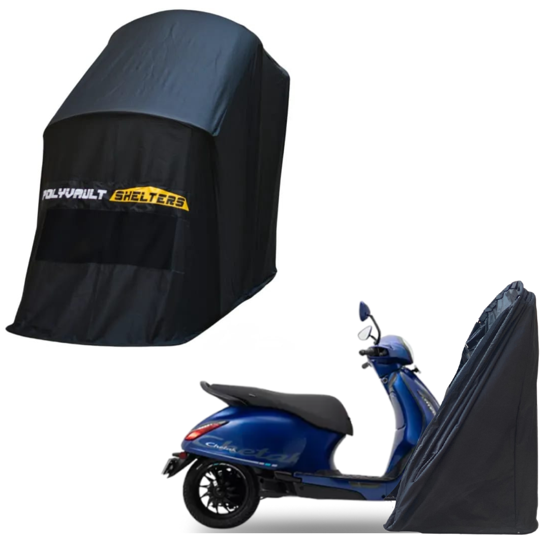 Polyvault Mini - Bike Shelter for Bajaj Chetak
