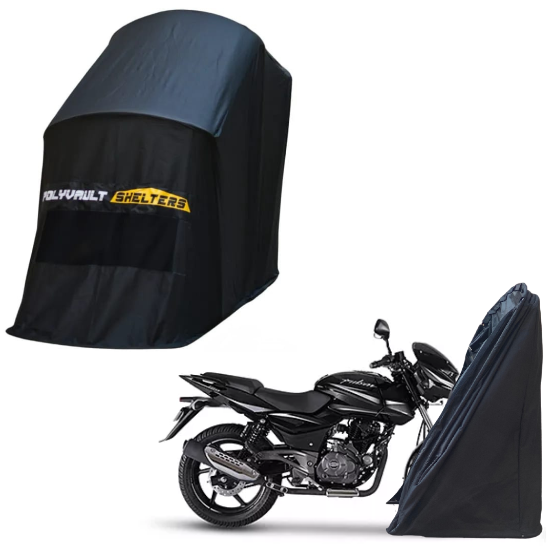 Polyvault Mini - Bike Shelter for Bajaj Pulsar 125 / 150 / 160 NS / 180 / 220 F / NS 200 / AS 200 / RS 200 / N 250 / F250 .