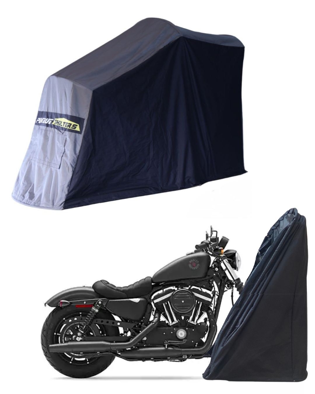 Polyvault Mini Pro - Bike Shelter For Harley Davidson 883 / Forty Eight / Sportster / Roadster / Superlow