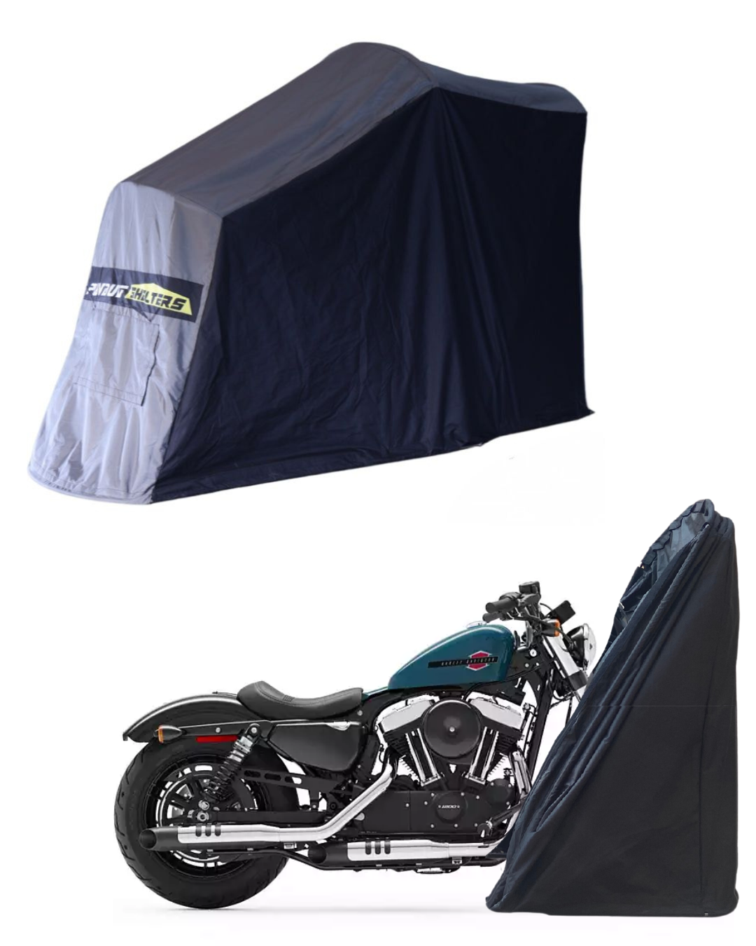 Polyvault Mini Pro - Bike Shelter For Harley Davidson 883 / Forty Eight / Sportster / Roadster / Superlow