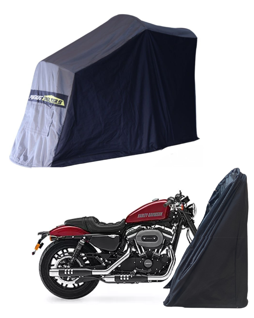 Polyvault Mini Pro - Bike Shelter For Harley Davidson 883 / Forty Eight / Sportster / Roadster / Superlow