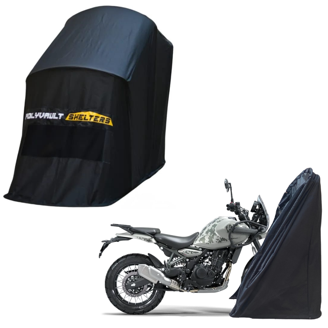 Polyvault Mini - Bike shelter for Himalayan 400 / 411 / 450