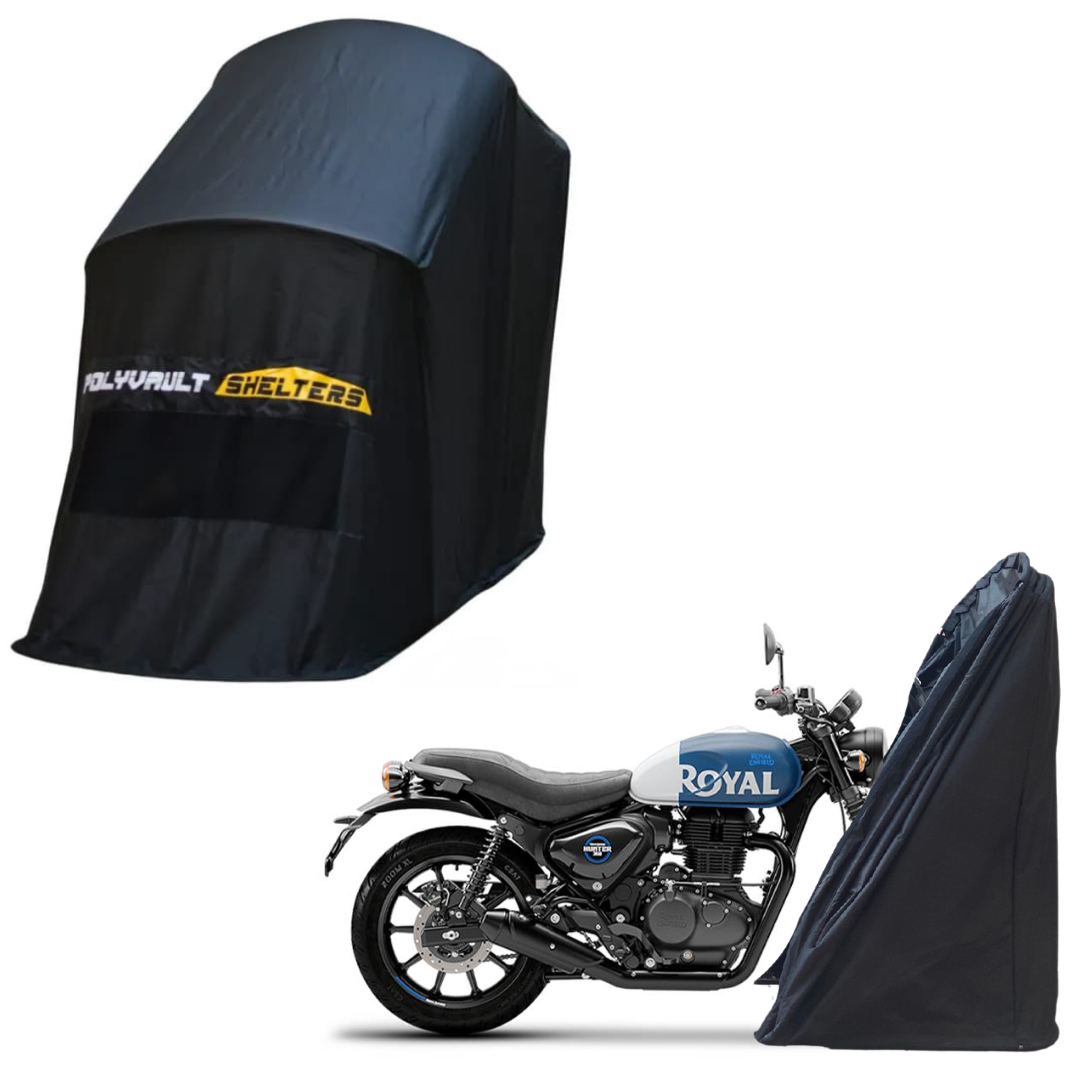 Polyvault Mini - Bike Shelter for Royal Enfield for Hunter 350