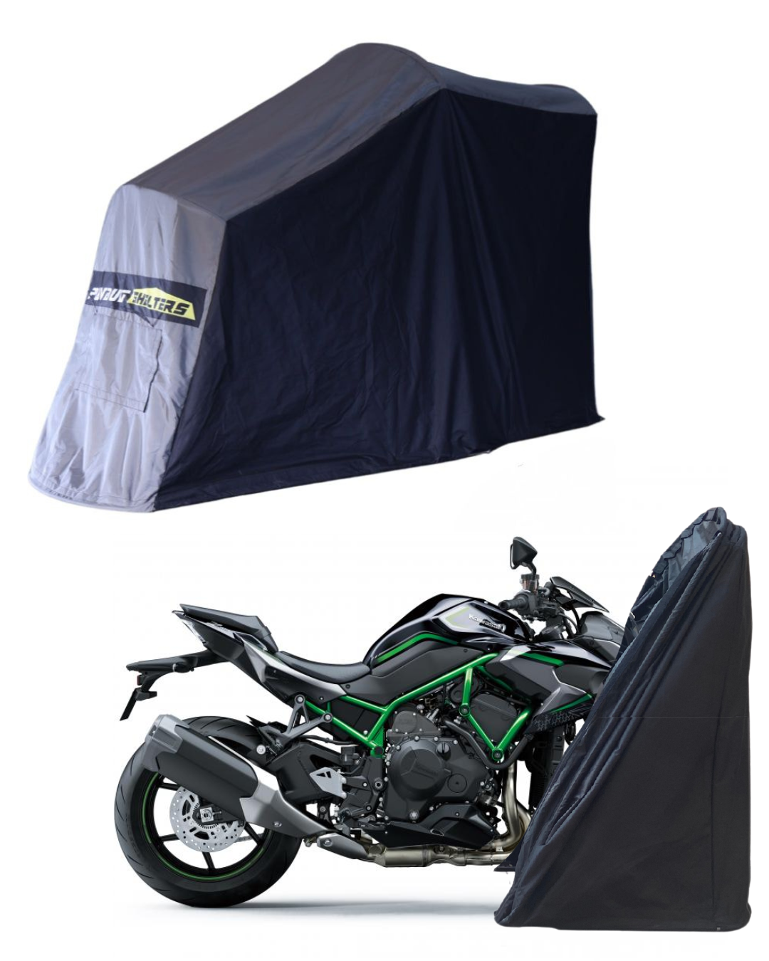 Polyvault Mini Pro - Bike Shelter for Kawasaki Z800 / Z900 / Z1000 / ZH2