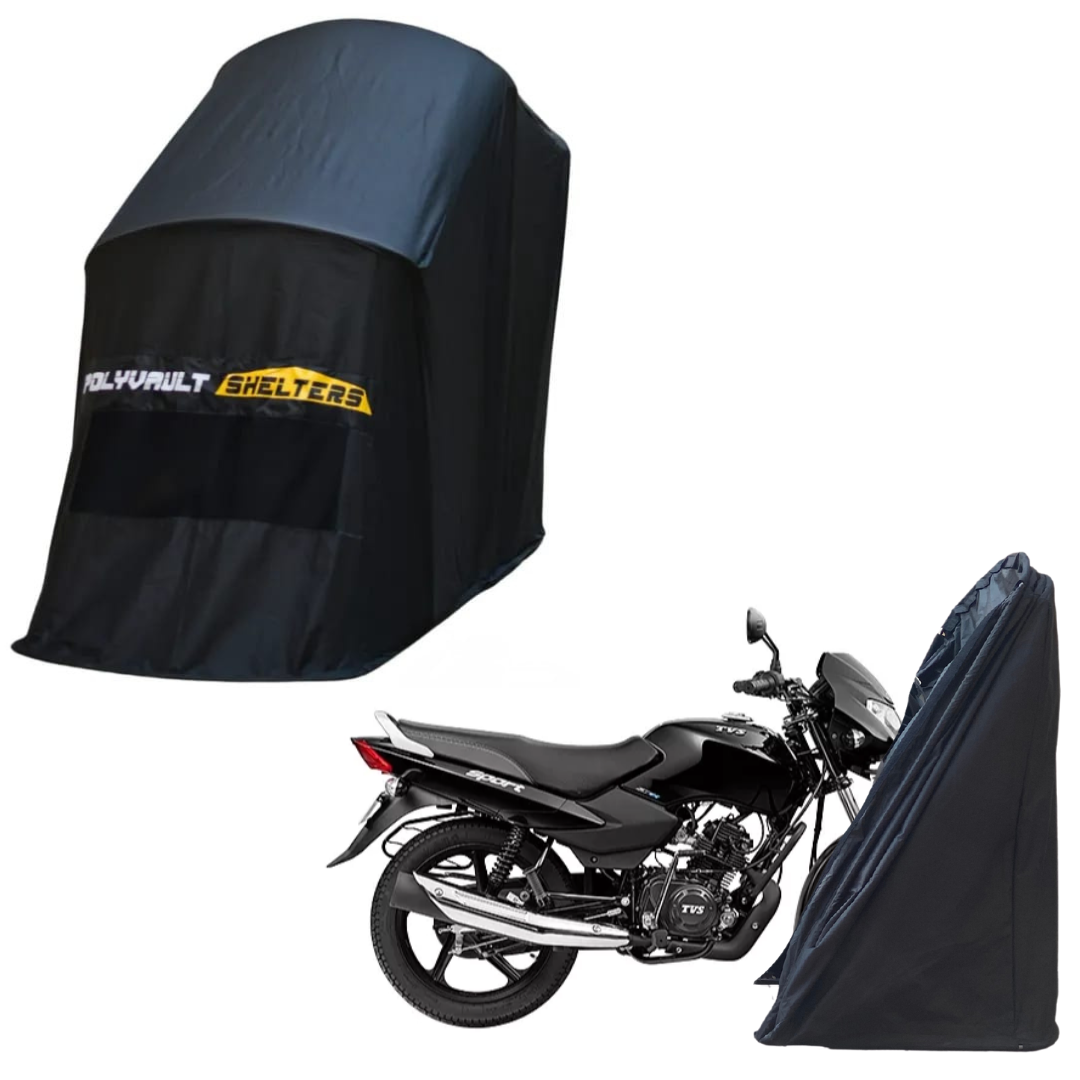 Polyvault Mini - Bike Shelter for TVS Jupiter / iQube / Sport
