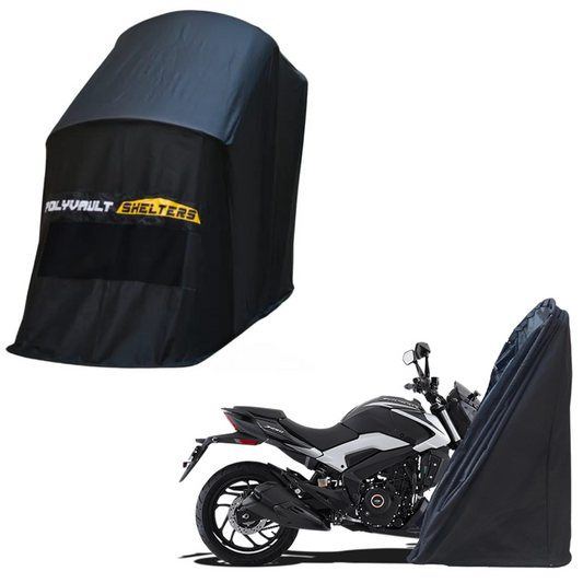 Polyvault Mini - Bike shelter for Bajaj Dominar 250 /400
