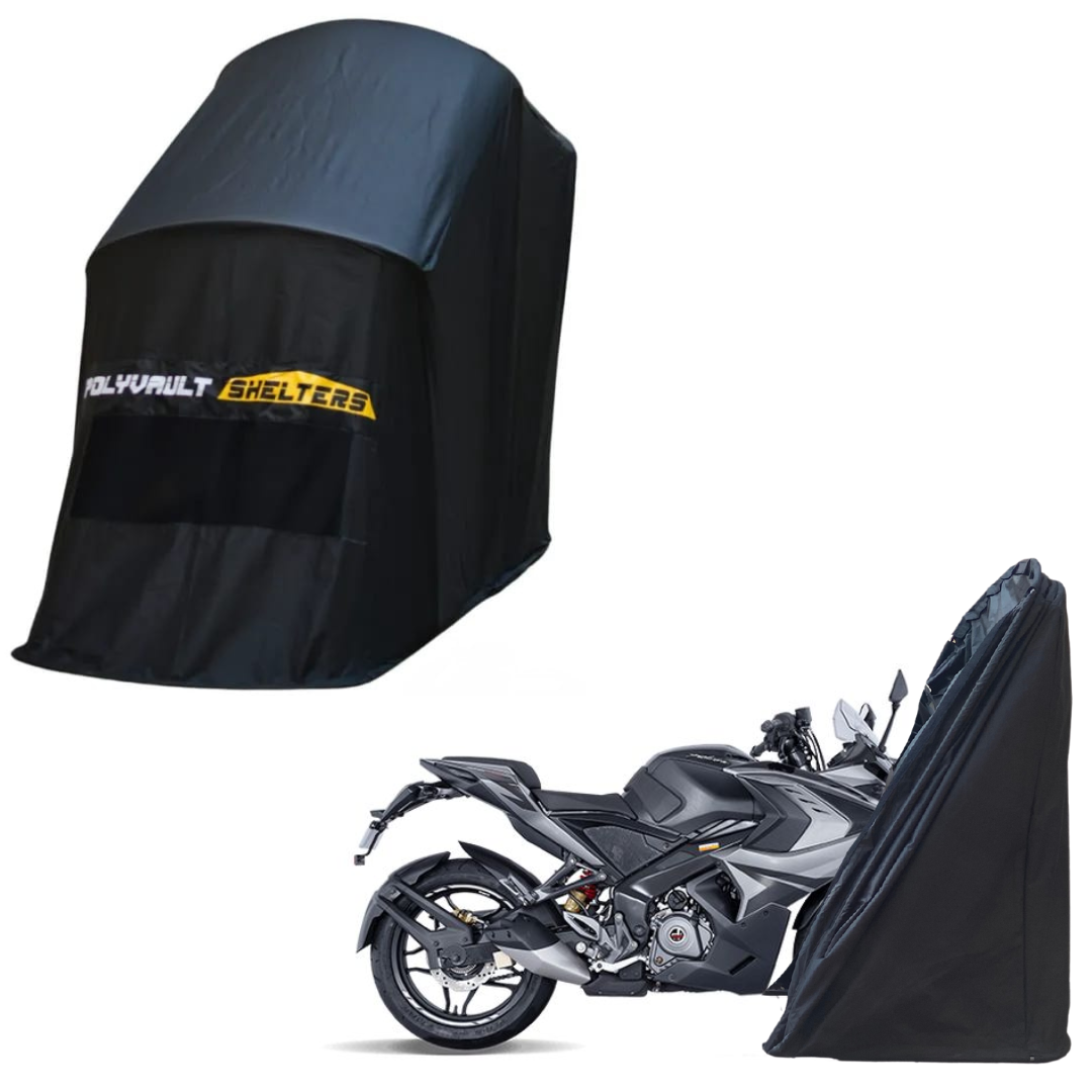 Polyvault Mini - Bike Shelter for Bajaj NS 200 / AS 200 / RS 200 .