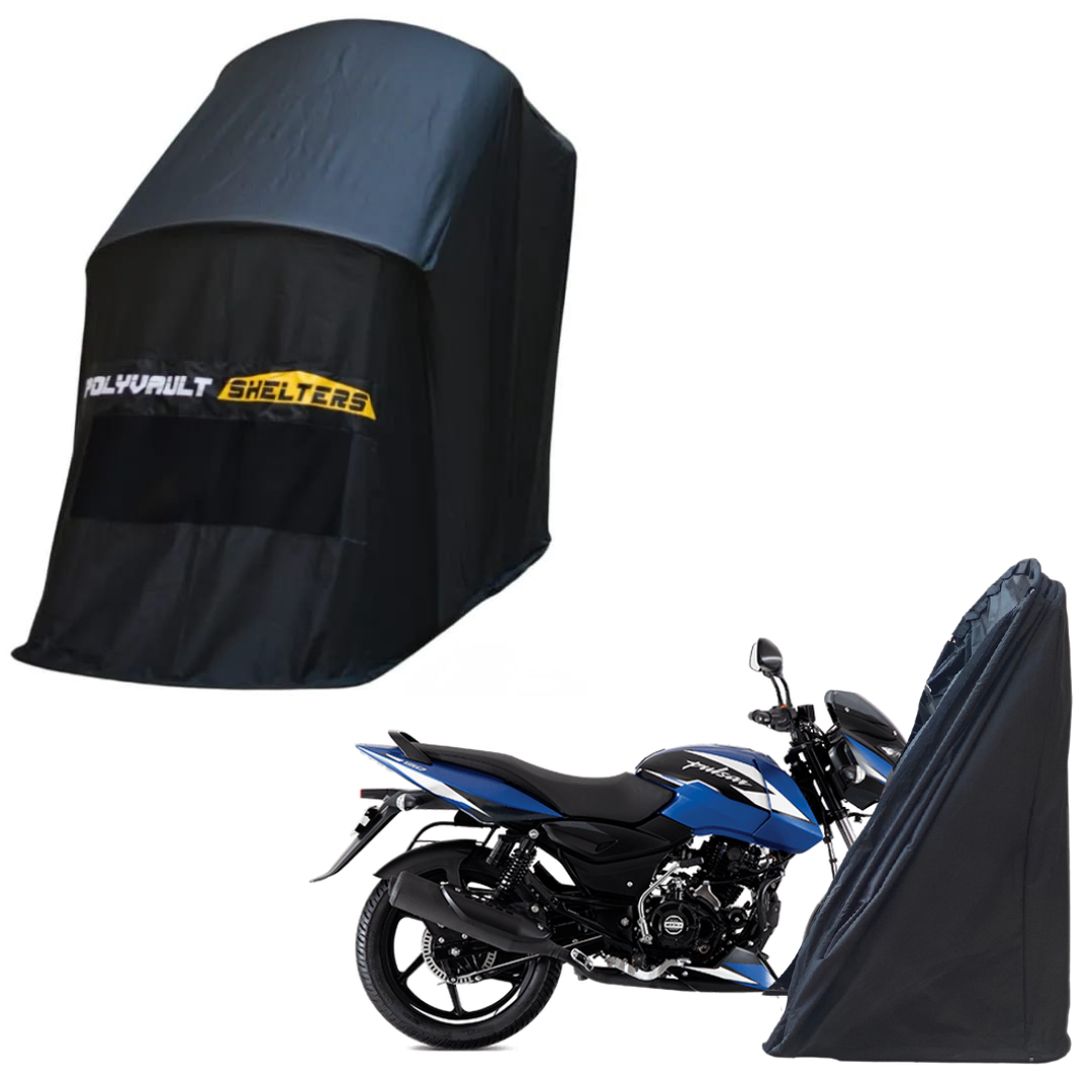 Polyvault Mini - Bike Shelter for Bajaj Pulsar 125 / 150 / 160 NS / 180 / 220 F / NS 200 / AS 200 / RS 200 / N 250 / F250 .