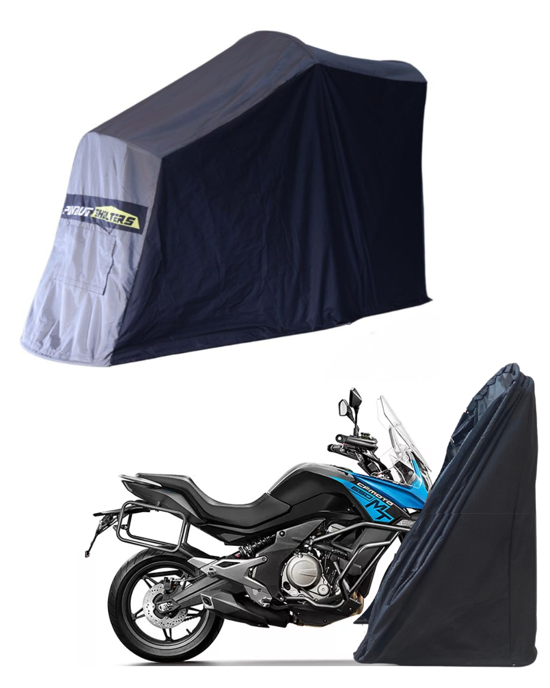 Polyvault Mini Pro - Bike Shelter for CF MOTO 650 GT / MT