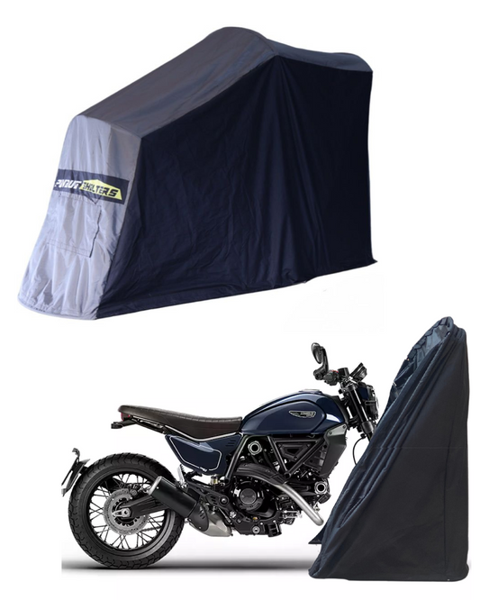 Polyvault Mini Pro - Bike Shelter For Ducati Scrambler