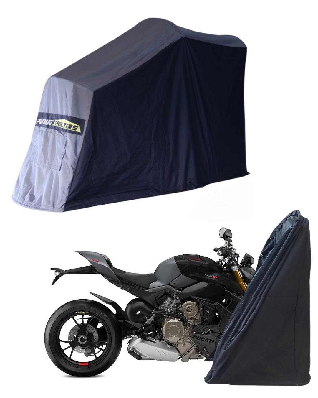 Polyvault Mini Pro - Bike Shelter for Ducati StreetFighter V2 / V4