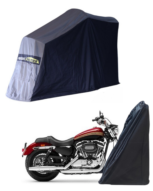 Polyvault Mini Pro - Bike Shelter for Harely Davidson Custom 1200