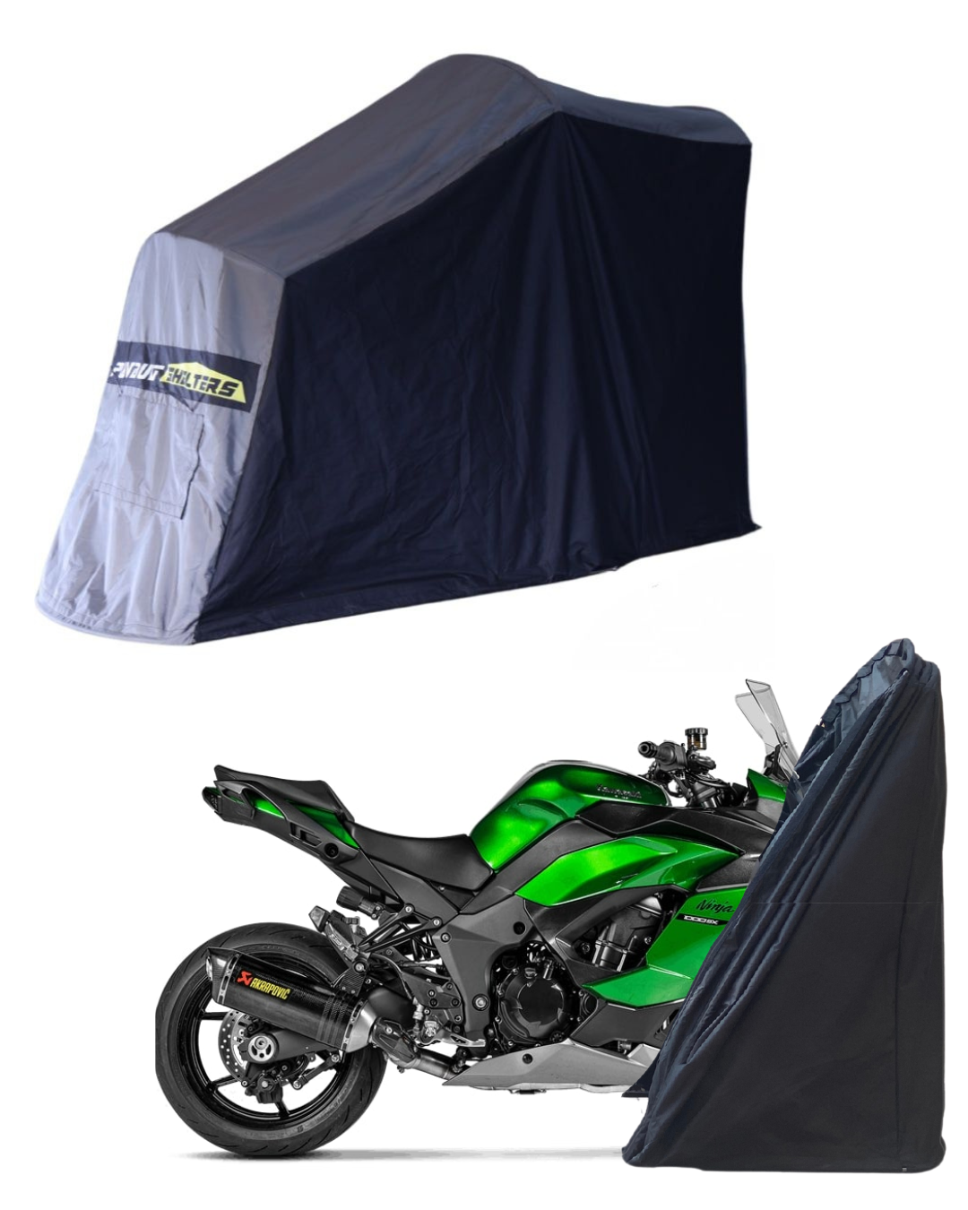 Polyvault Mini Pro - Bike Shelter for Kawasaki Ninja 1000