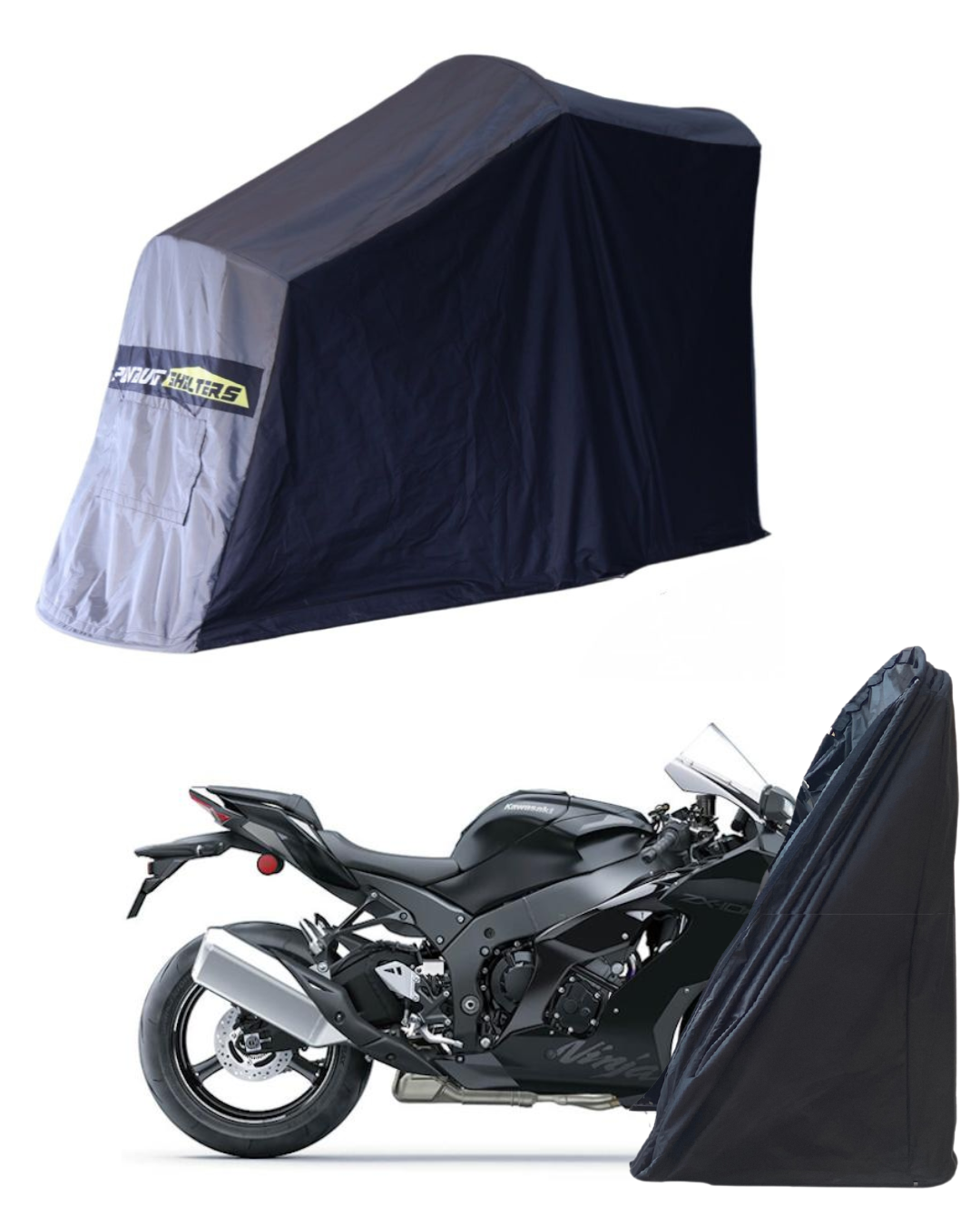 Polyvault Mini Pro - Bike Shelter For Kawasaki ZX 6R / ZX 10 R