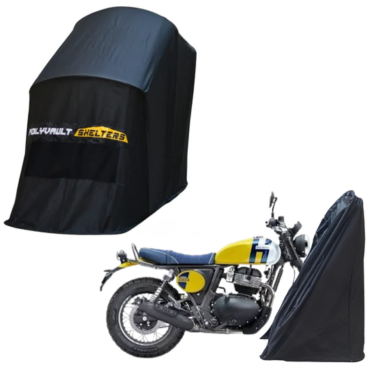 Polyvault Mini - Bike Shelter Royal Enfield For Bear 650