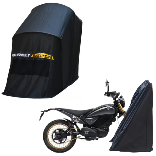 Polyvault Mini - Bike Shelter Royal Enfield For Flying Flea S6