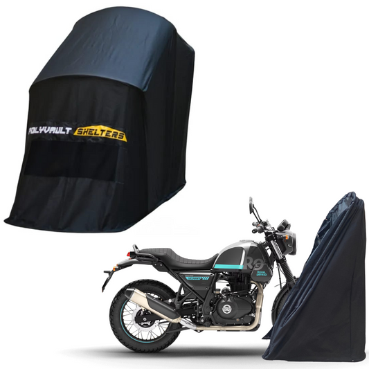 Polyvault Mini - Bike Shelter for Royal Enfield Scram 411