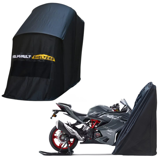 Polyvault Mini - Bike Shelter for TVS Apache RR 310