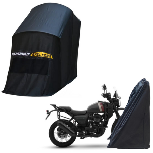 Polyvault Mini - Bike Shelter for Yezdi Adventure