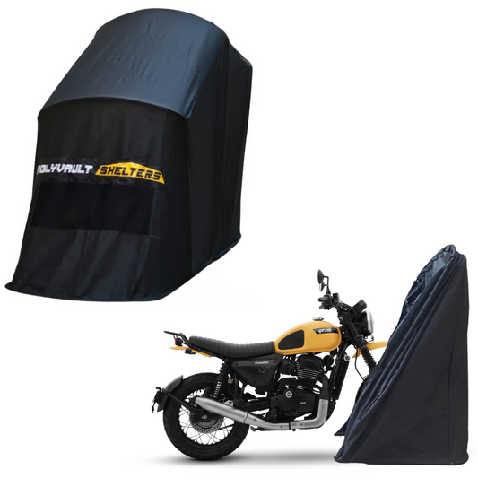 Polyvault Mini - Bike Shelter for Yezdi Scrambler